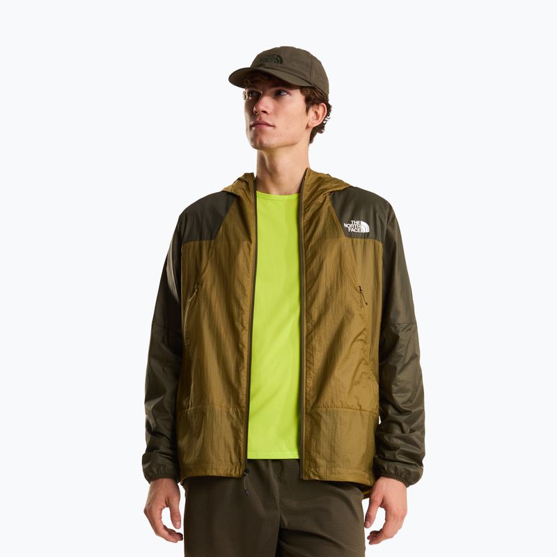 Vyriška vėjui atspari striukė The North Face Ridgelite FF Wind cedar/new taupe green 4