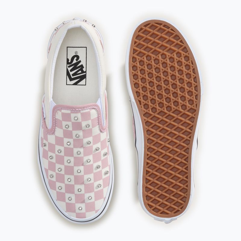 Batai Vans Ua Classic Slip-On rhinestone misty mauve 11