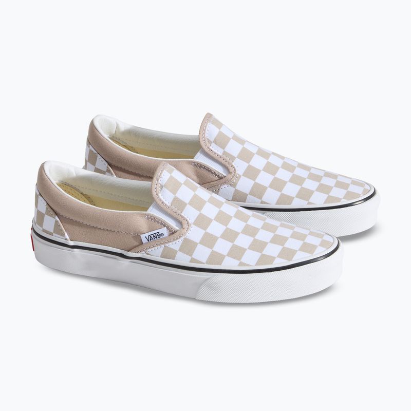 Batai Vans Ua Classic Slip-On color theory checkerboard mushroom  2