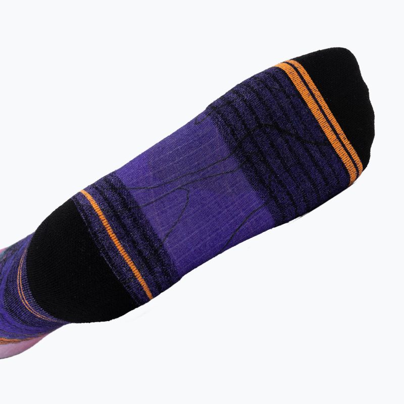 Moteriškos kojinės Smartwool Hike Mountain Sunrise Print Crew deep navy 5