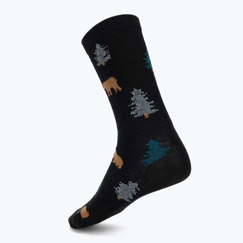 Kojinės Smartwool Everyday Through The Trees Crew black 2