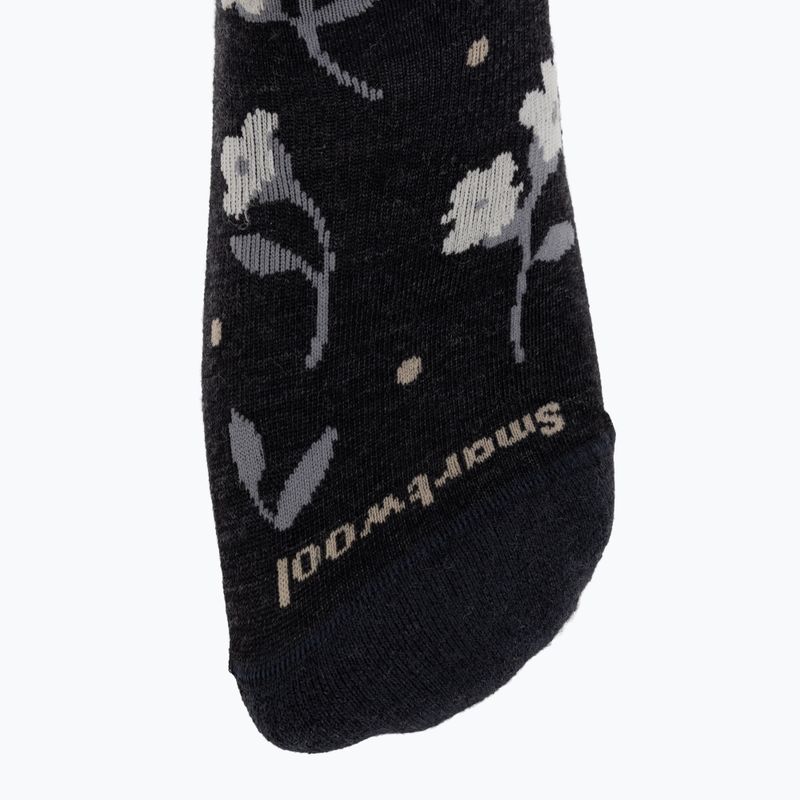 Moteriškos kojinės Smartwool Everyday Garden Gala Crew charcoal 3