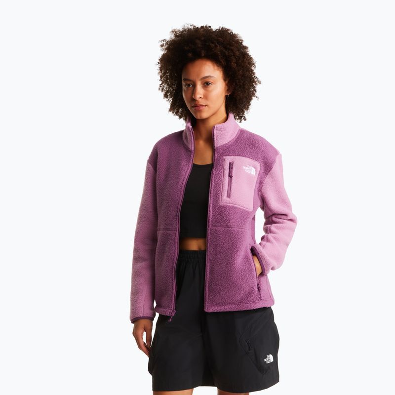Moteriškas flisinis džemperis The North Face Yumiori Full Zip chroma purple/hushed lavender 5