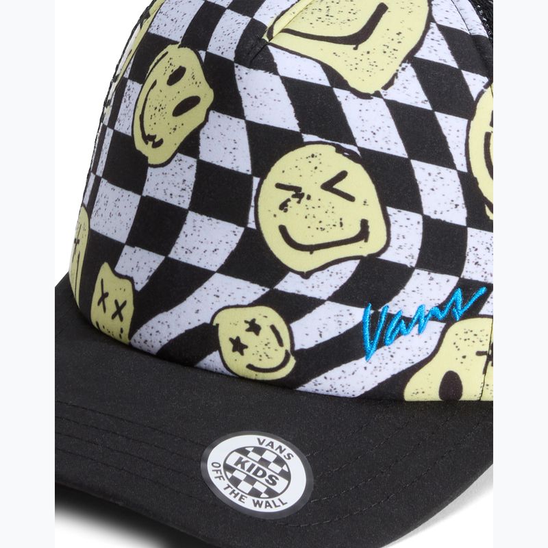 Vaikiška kepurė su snapeliu Vans Twisted Vans Trucker black 3