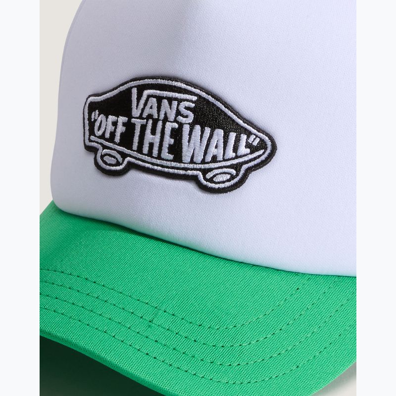 Vaikiška kepurė su snapeliu Vans Classic Patch Curved Bill Trucker vivid verdant 3