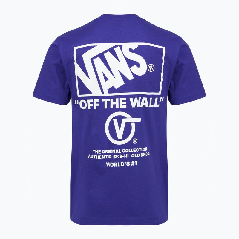 Vyriški marškinėliai Vans Stacked Hi Tee royal cobalt 2