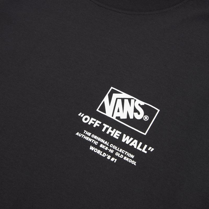 Vyriški marškinėliai Vans Stacked Hi Tee black/white 3