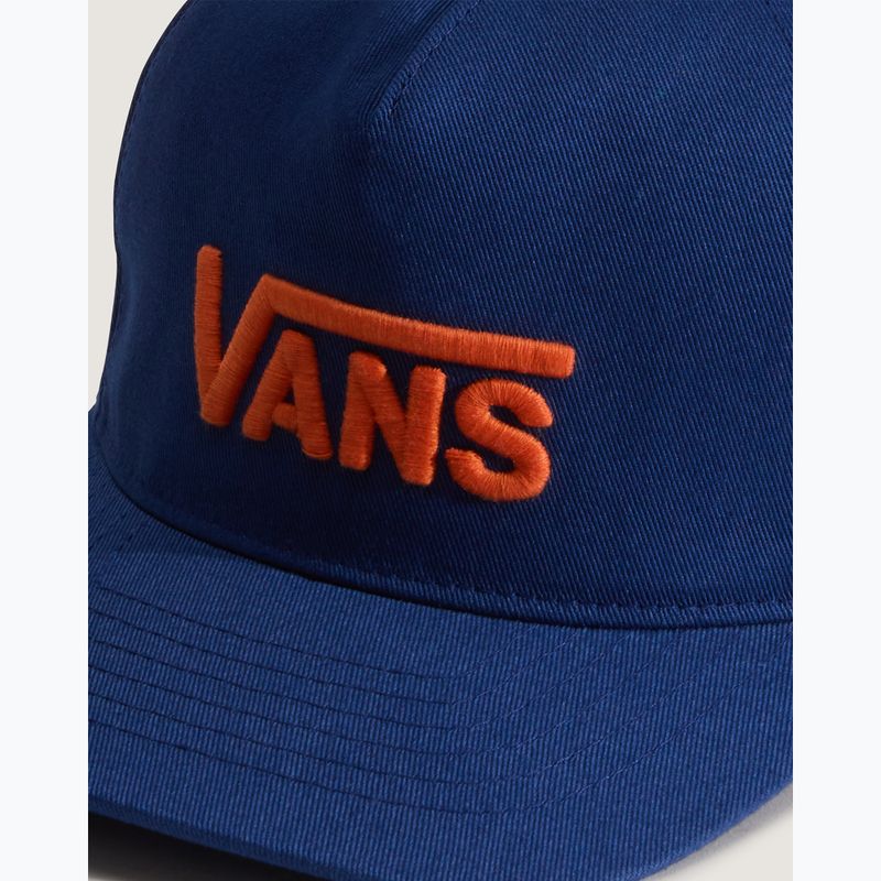 Vaikiška kepurė su snapeliu Vans Drop V Logo Snapback deep indigo 3
