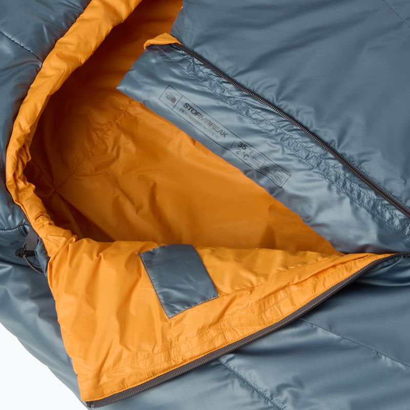 Miegmaišis The North Face Stormbreak 35F Regular granite grey/dust orange 4