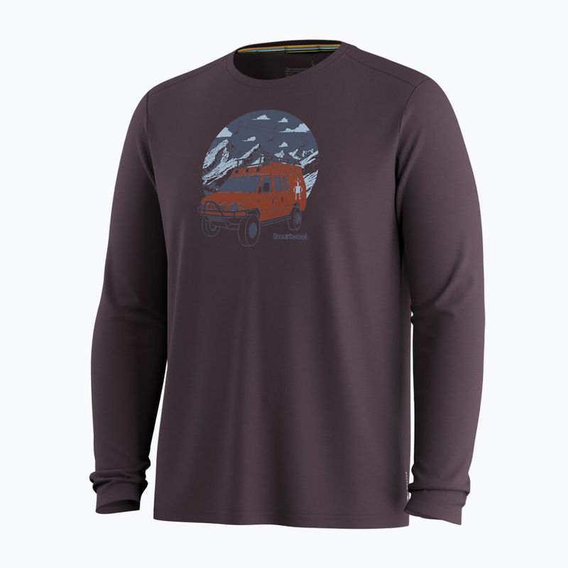 Vyriški ilgomis rankovėmis marškinėliai Smartwool First Chair Pursuit Active LS mink heather 3