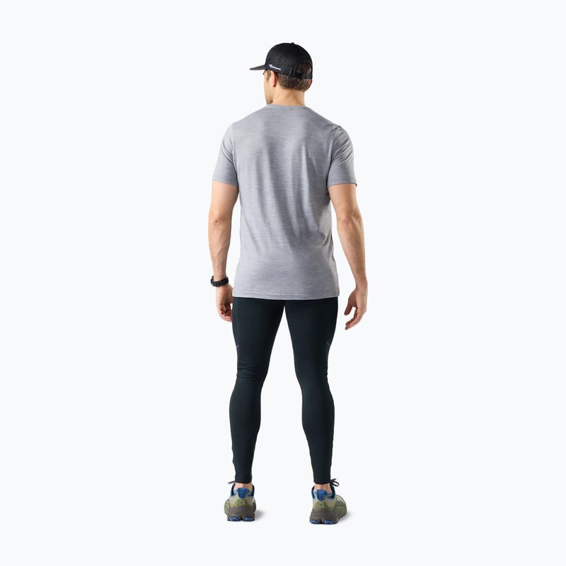 Vyriški marškinėliai Smartwool Moose Mode Active Graphic Tee SS light gray heather 2