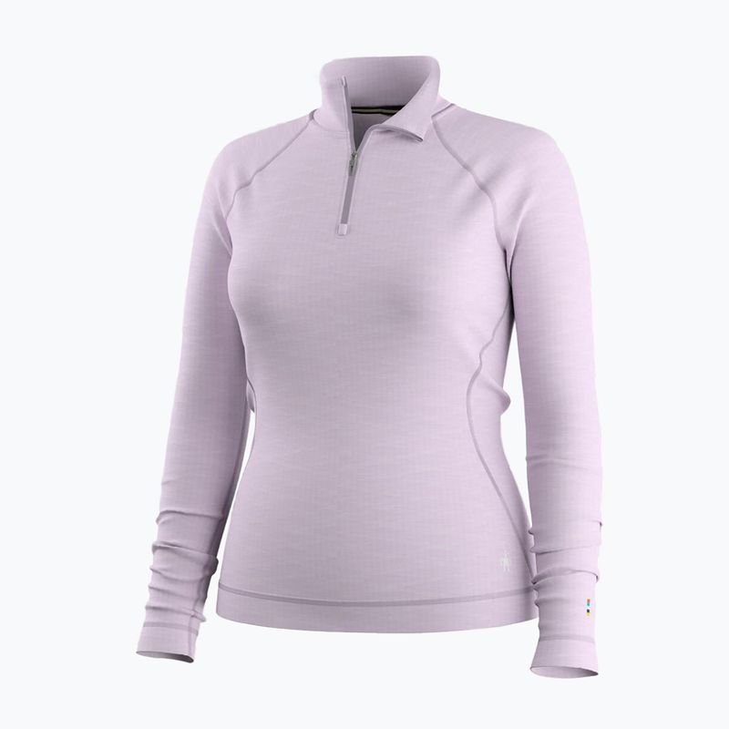 Moteriškas termo džemperis Smartwool Classic Thermal Merino Base Layer 1/4 Zip Boxed lavender sky heather 3