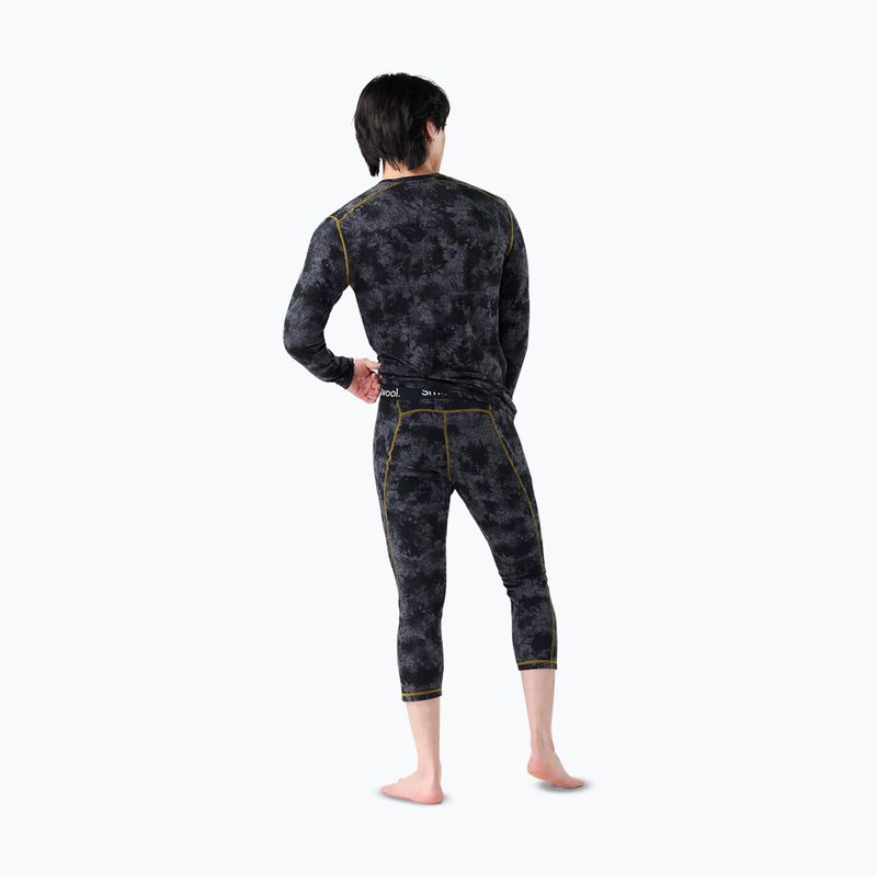 Vyriškos termo kelnės Smartwool Classic Thermal Merino Base Layer 3/4 Bottom Boxed black tie dye/hny gold 2