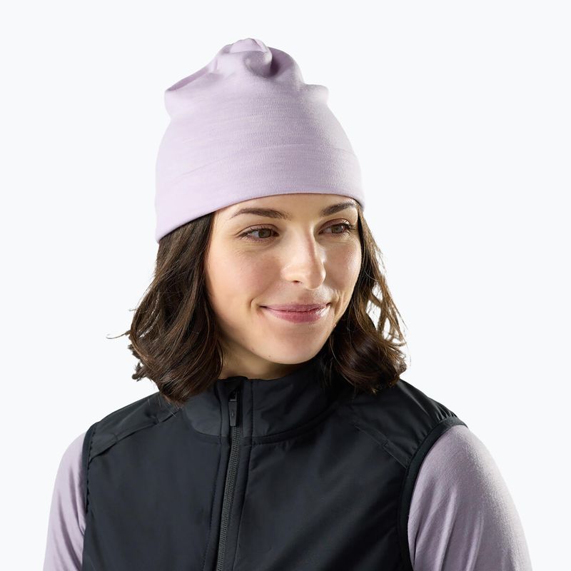 Žieminė kepurė Smartwool Merino Reversible Cuffed lavender sky heather 3