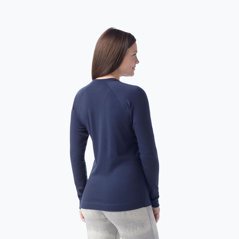 Moteriškas termo džemperis Smartwool Merino 250 Baselayer Crew Boxed deep navy 2