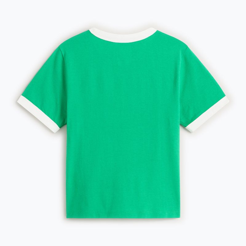 Moteriški marškinėliai Vans Center Chest Ringer Tee vivid verdant 2