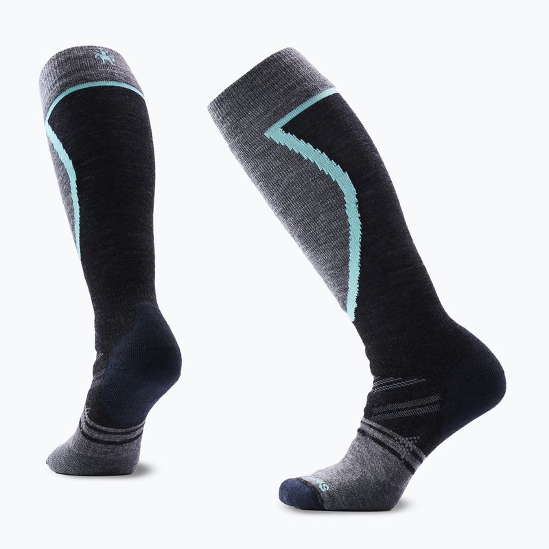 Moteriškos slidinėjimo kojinės Smartwool Ski Full Cushion OTC anglies spalvos