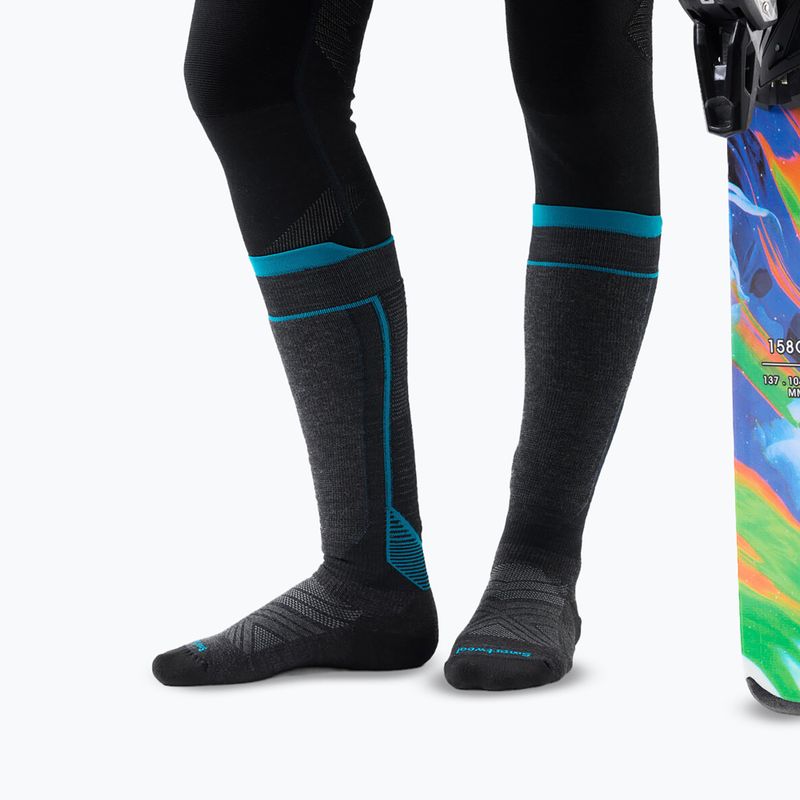 Slidinėjimo kojinės Smartwool Intraknit Ski Targeted Cushion OTC charcoal 2
