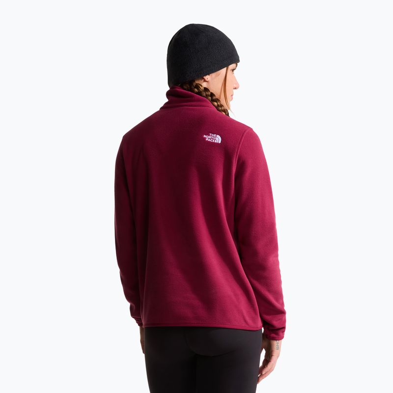 Moteriškas flisinis džemperis The North Face Glacier Fleece 1/4 Zip burgundy crush 3