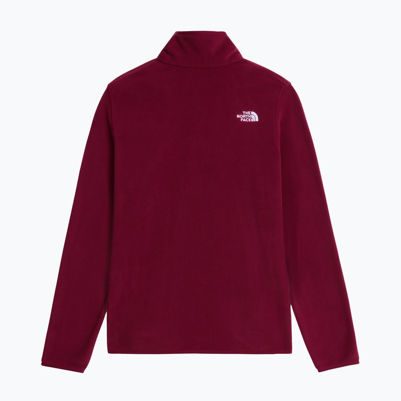 Moteriškas flisinis džemperis The North Face Glacier Fleece 1/4 Zip burgundy crush 5