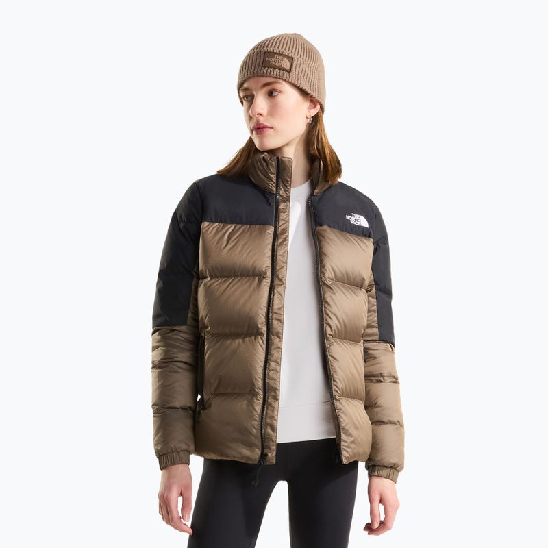 Moteriška pūsta striukė The North Face Diablo Down 2.0 garnet black heather 4