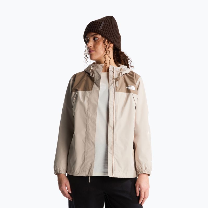 Moteriškas lietaus paltas The North Face Antora Rain timeless taupe/garnet 4