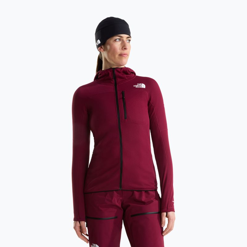 Moteriškas žygio džemperis The North Face Summit Futurefleece Full Zip Hoodie burgundy crush