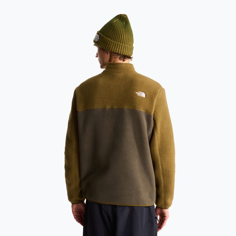 Vyriškas flisinis džemperis The North Face Yumiori Full Zip new taupe green 3