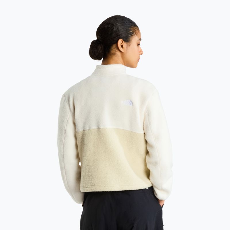 Moteriškas flisinis džemperis The North Face Yumiori 1/4 Zip desert stone/wh 3