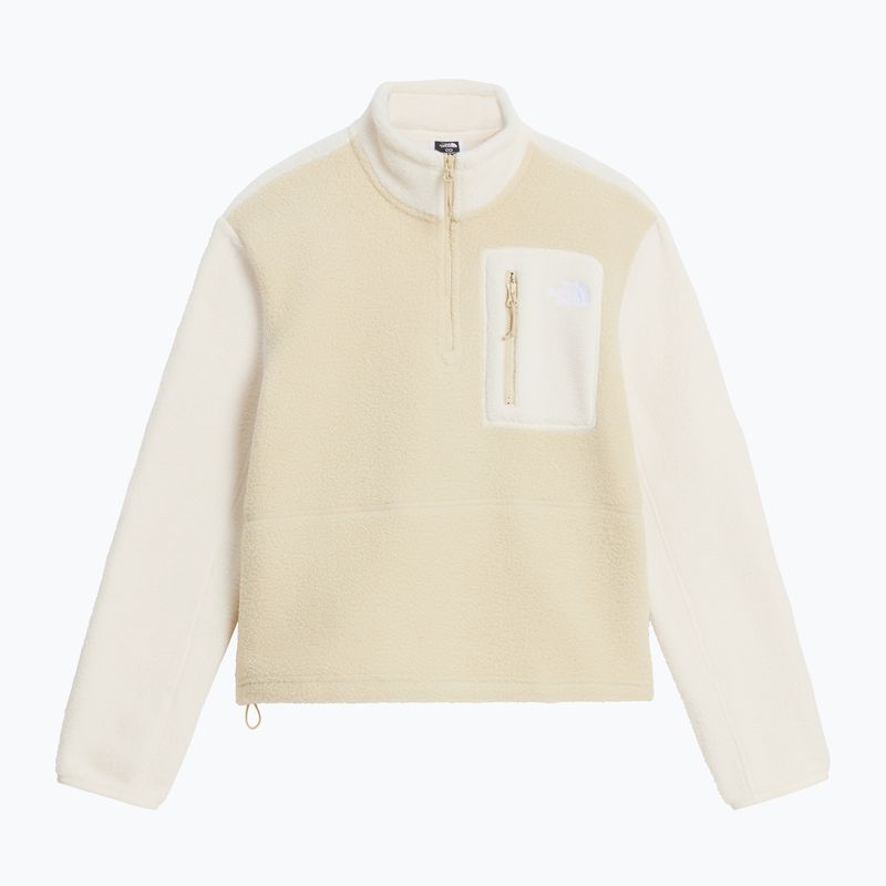 Moteriškas flisinis džemperis The North Face Yumiori 1/4 Zip desert stone/wh 4