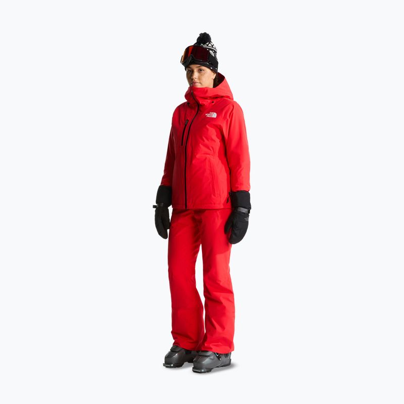 Moteriškos slidinėjimo kelnės The North Face Descendit Regular elevation red 2