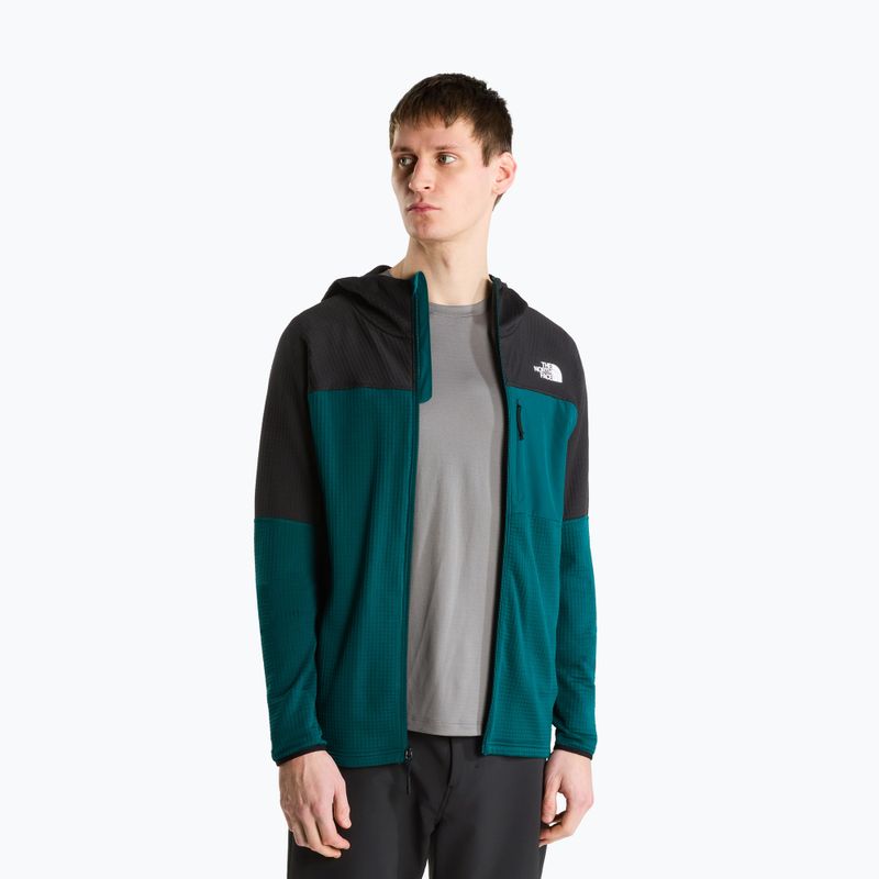 Vyriška striukė The North Face Polartec Powergrid Stormgap Hoodie Pacific Teal/Tnf Black 4