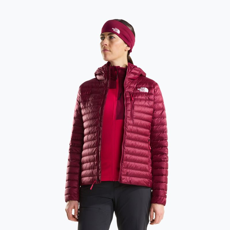 Moteriška pūsta striukė The North Face Bettaforca Lt Down Hoodie burgundy crush/lali gur 4