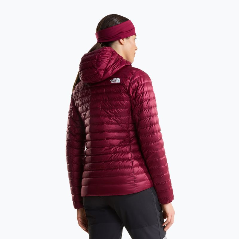 Moteriška pūsta striukė The North Face Bettaforca Lt Down Hoodie burgundy crush/lali gur 3