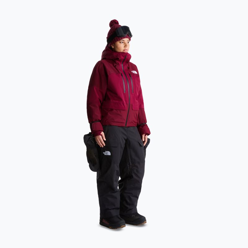 Moteriška slidinėjimo striukė The North Face Powstar burgundy crush 2