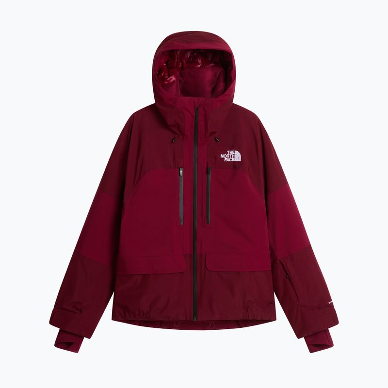 Moteriška slidinėjimo striukė The North Face Powstar burgundy crush 5