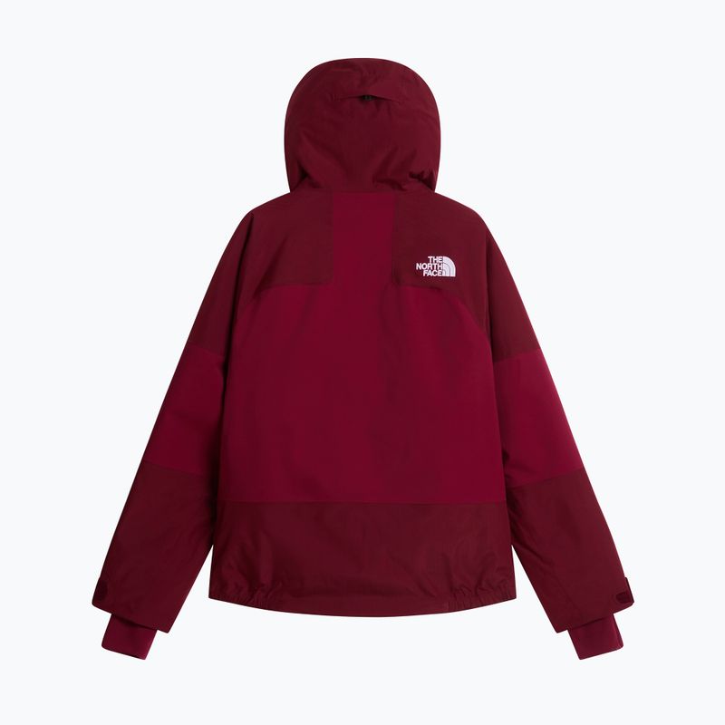 Moteriška slidinėjimo striukė The North Face Powstar burgundy crush 6