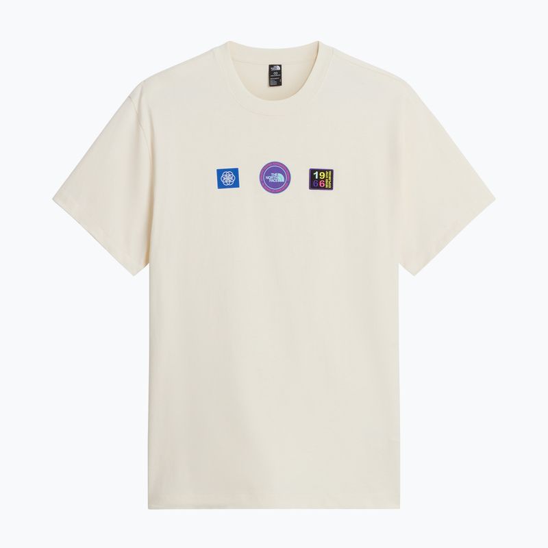 Vyriški marškinėliai The North Face Explorer Badges RLX SS Tee Graphic white dune 4