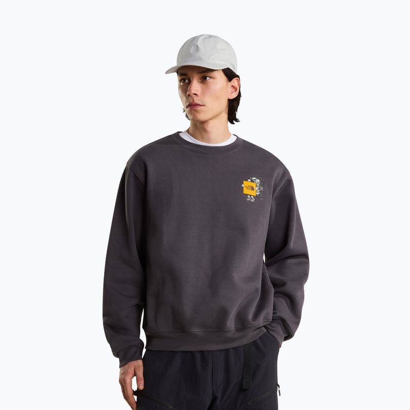 Džemperis The North Face Gear Up Get Out RLX SS Tee Graphic anthracite grey