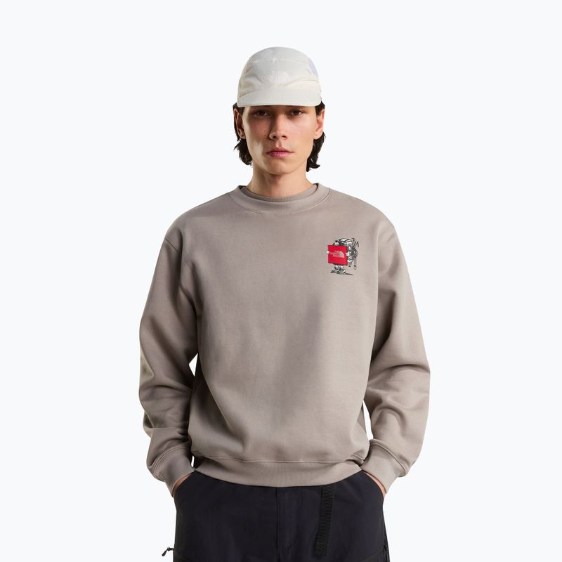 Džemperis The North Face Gear Up Get Out RLX SS Tee Graphic stone slab