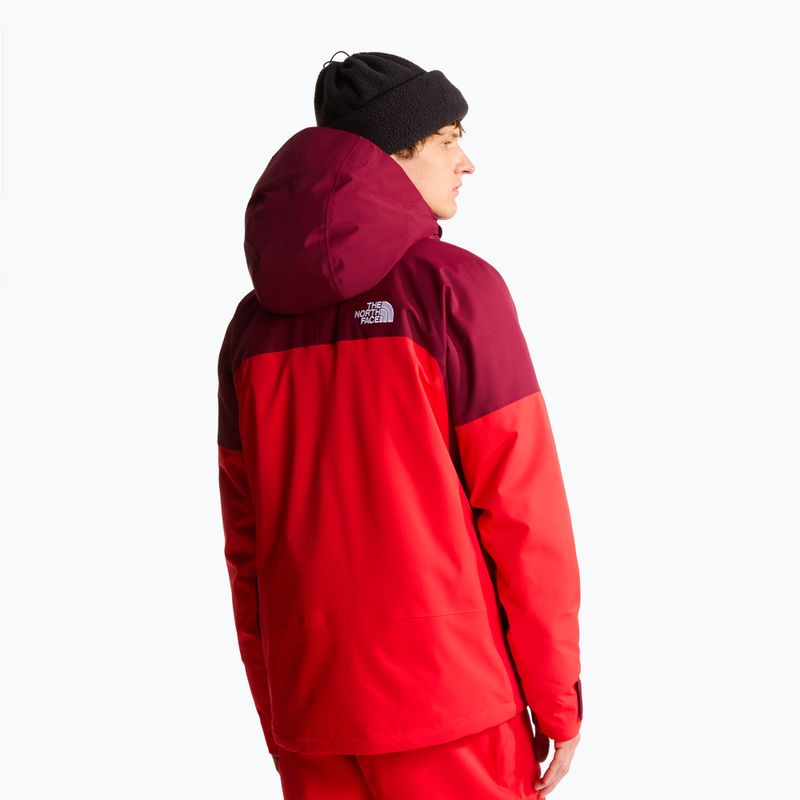 Vyriška slidinėjimo striukė The North Face Chakal elevation red/burgundy 3
