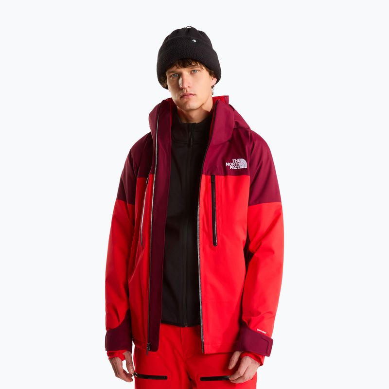 Vyriška slidinėjimo striukė The North Face Chakal elevation red/burgundy 4