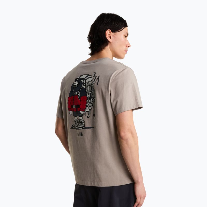 Marškinėliai The North Face Gear Up Get Out RLX SS Tee Graphic stone slab 3