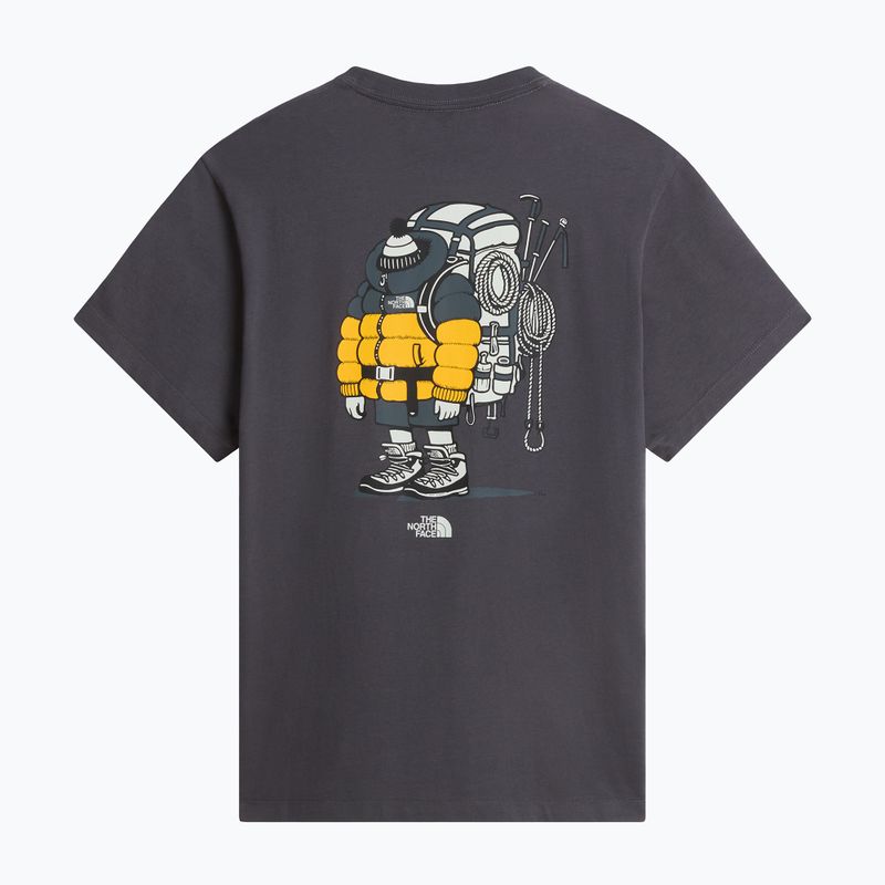 Marškinėliai The North Face Gear Up Get Out RLX SS Tee Graphic anthracite grey 5