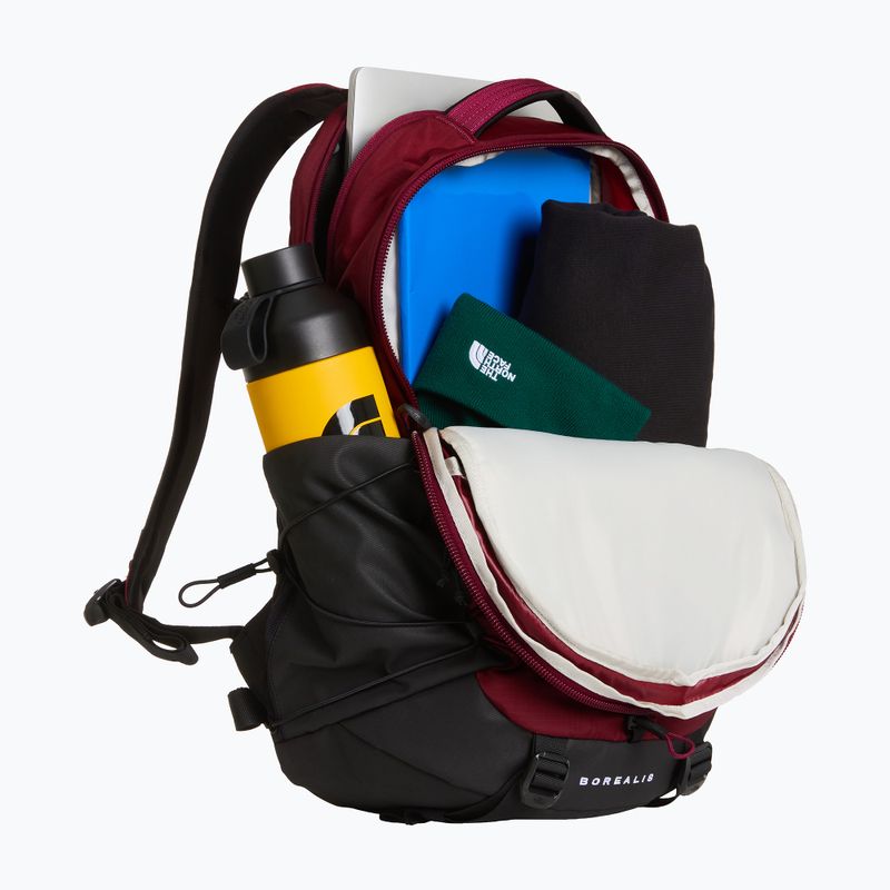 Miesto kuprinė The North Face Borealis burgundy crush 3