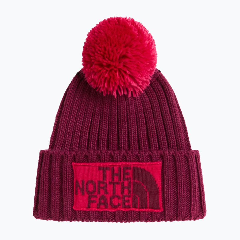 Žieminė kepurė The North Face Heritage Ski Tuke burgundy crush