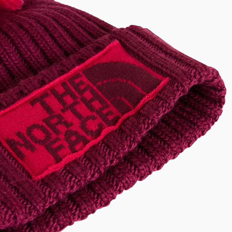 Žieminė kepurė The North Face Heritage Ski Tuke burgundy crush 2