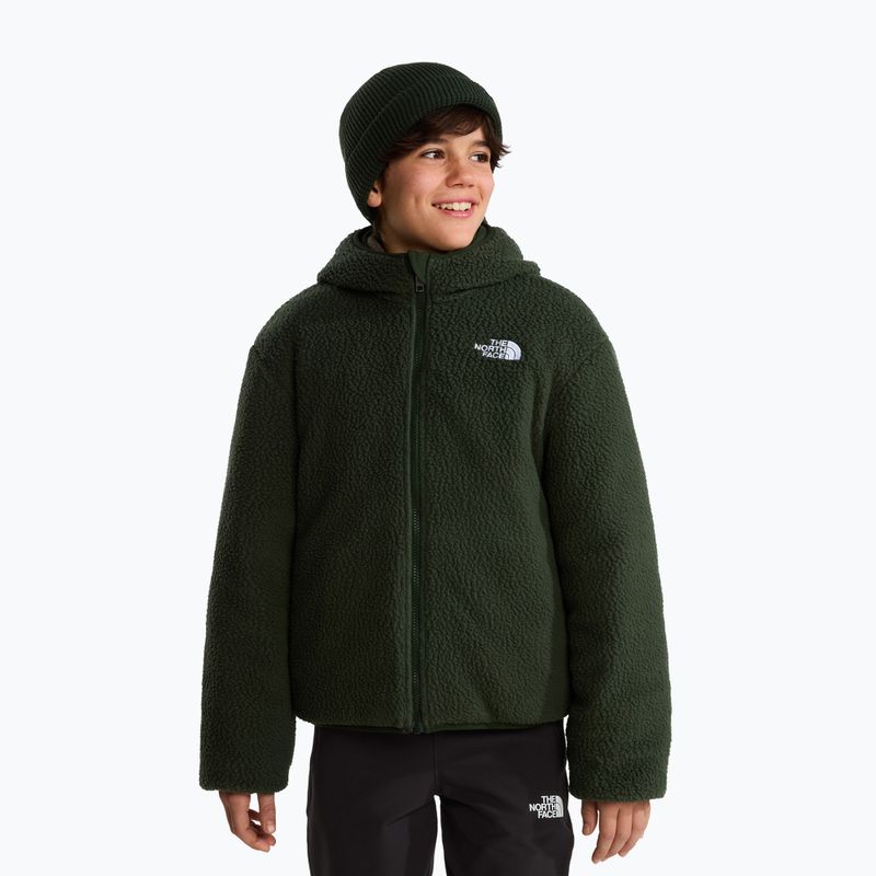 Šilta striukė vaikams The North Face Reversible Shasta FZ Hooded caraway seed/bo 5