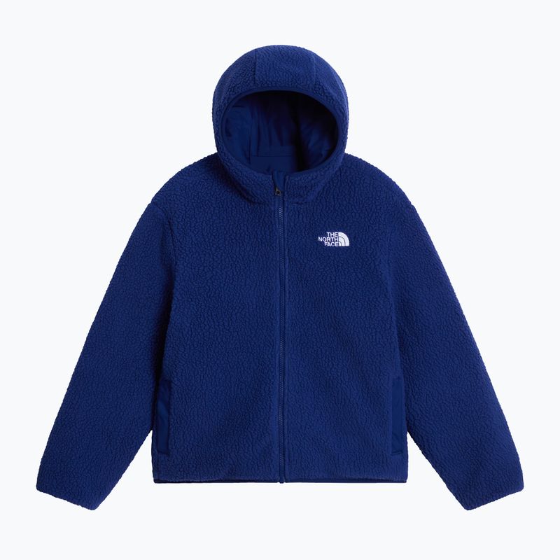 Šilta striukė vaikams The North Face Reversible Shasta FZ Hooded active blue/bol 8