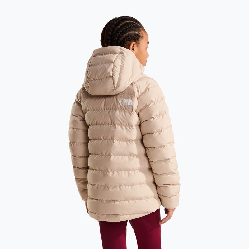 Šilta striukė vaikams The North Face Reversible Perrito Hooded timeless taupe 3